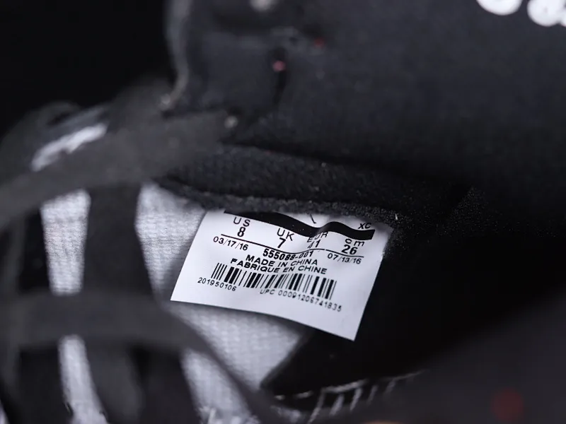 All categories Air Jordan Jordan series basketball shoes Air Jordan 1 High Air Jordan 1 Retro High OG Banned AJ1 banned Joe 1 black and red high-top basketball shoes 555088-001